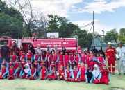 Puluhan Siswa TK Antusias Ikuti Edukasi Kebakaran