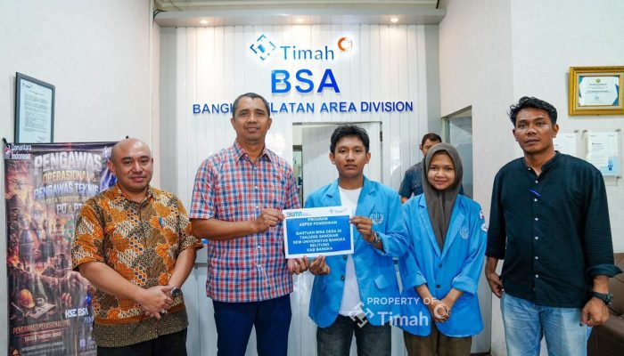 PT TIMAH Dukung Pengabdian BEM UBB