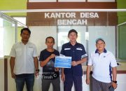 PT TIMAH Bantu Bangun Pos Kamling di Desa Bencah
