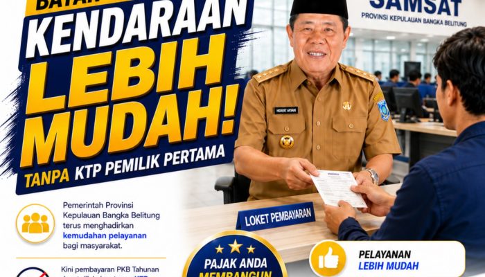 Gubernur Permudah Masyarakat Bayar Pajak Kendaraan Bermotor
