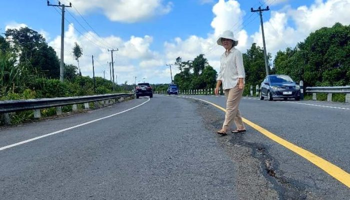 Ruas Jalan Raya Bikang-Jeriji Kembali Jadi Sorotan