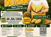Gubernur Dorong Durian Lokal Tembus Pasar Nasional