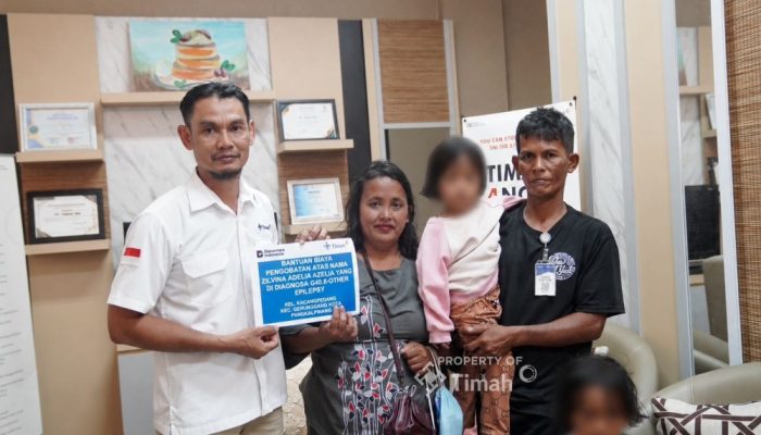 PT TIMAH Bantu Biaya Pengobatan Zilvina Adelia Azelia