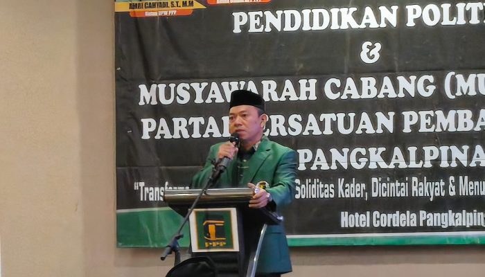 Orasi Politik Amri Motivasi Semangat Kader PPP