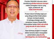 Ketua PKN Dukung Langkah Presiden Berantas Korupsi