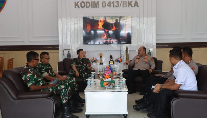 Kunjungan Kapolres Perkokoh Sinergitas TNI-Polri