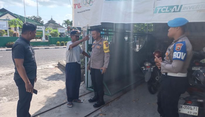 Personel Samapta Polres Bangka Temukan Pria Linglung
