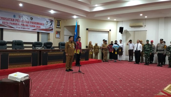 Walikota Buka Diklat Calon Paskibraka 2026