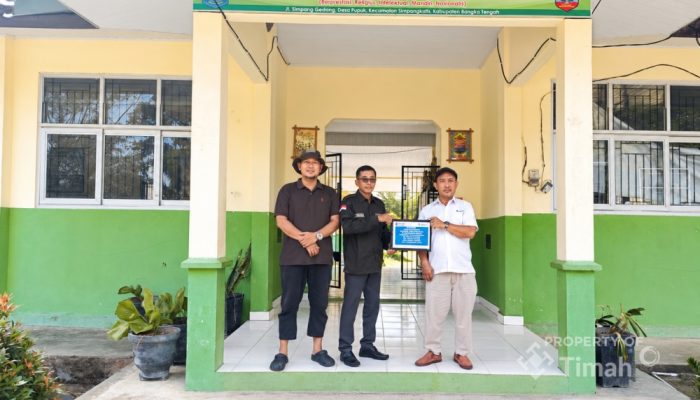 PT TIMAH Bantu Wujudkan Fasilitas Literasi SMPN 2 Simpang Katis