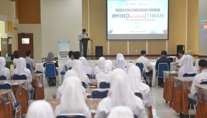 PT TIMAH dan MIND ID, Perkuat Pendidikan Pelajar Pemali Boarding School