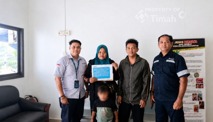 Bantuan PT TIMAH Ringankan Perjuangan Warga Kundur
