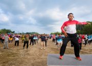 Ratusan Peserta Antusias Ikut Senam Kemerdekaan