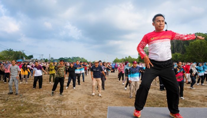 Ratusan Peserta Antusias Ikut Senam Kemerdekaan