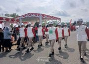 Regu Gerak Jalan PT TIMAH Kembali Juara