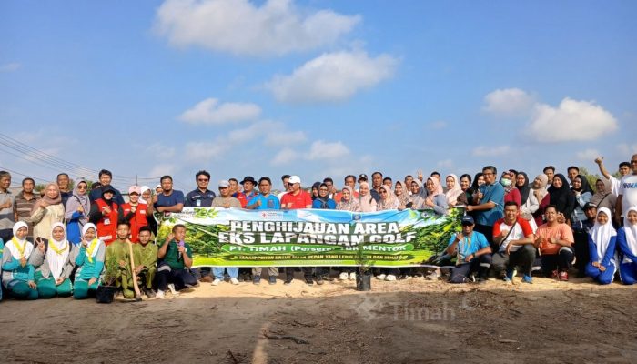 PT Timah Hijaukan Eks Lapangan Golf