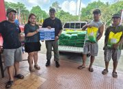 Salurkan Bantuan Beras di Moment Sembahyang Rebut