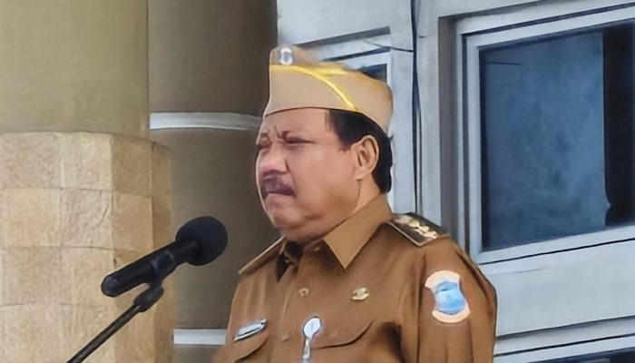 Ikut Apel Gabungan Menunjukkan Disiplin ASN