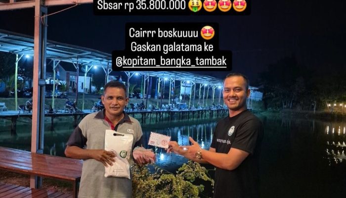 Ikan Jackpot Akhirnya Takluk di Tangan Dery