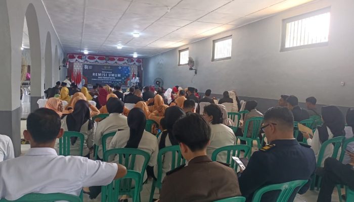 239 Narapidana Rutan Mentok Terima Remisi