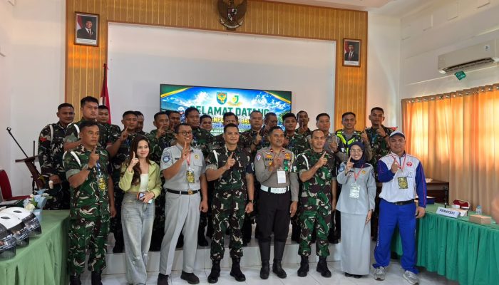 Edukasi Safety Riding Personel Denpom II/5 Bangka