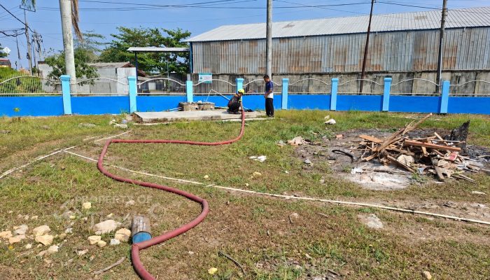 PT TIMAH Salurkan Air Bersih di SMKN 4 Pangkalpinang