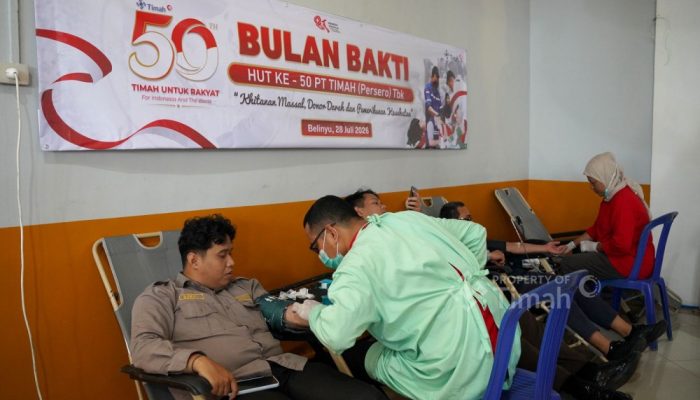 Sinergi PT TIMAH dan PMI Jaga Stok Darah