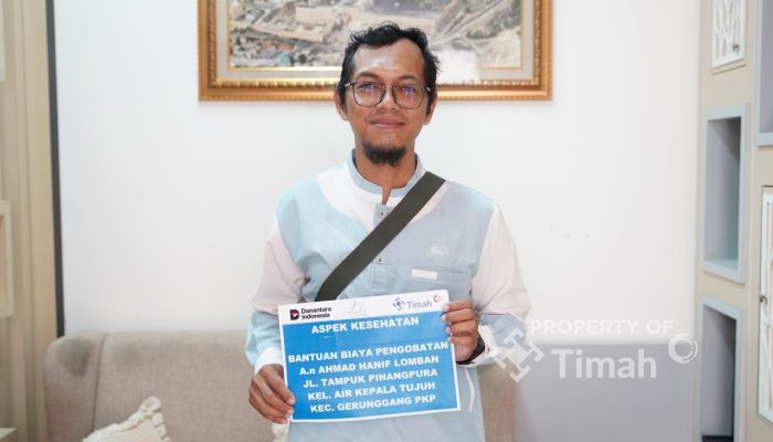 PT TIMAH Kuatkan Perjuangan Keluarga Ahmad Hanif