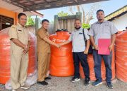 Kolaborasi dengan BPBD, PT Timah Hadirkan Tangki Air Bersih bagi Warga