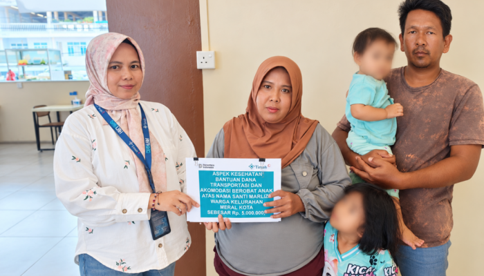 Warga Karimun Terima Bantuan dari PT TIMAH