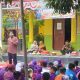Puluhan Dulang Berisi Makanan Tersaji Rapi