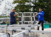Kolaborasi PT TIMAH dan HNSI, Tenggelamkan Atraktor Cumi di Perairan Bangka