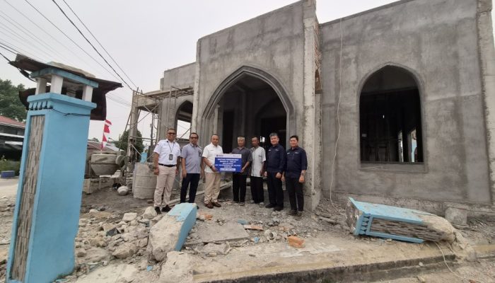 PT TIMAH Bantu Pembangunan Masjid Al Ikhlas