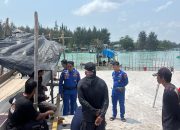 Polairud Cek Aktivitas Penambangan di Muara Air Kantung