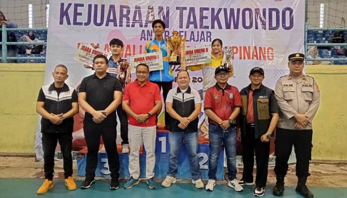 Pesan Juhaini Pada Penutupan Kejuaraan Taekwondo Tingkat Pelajar
