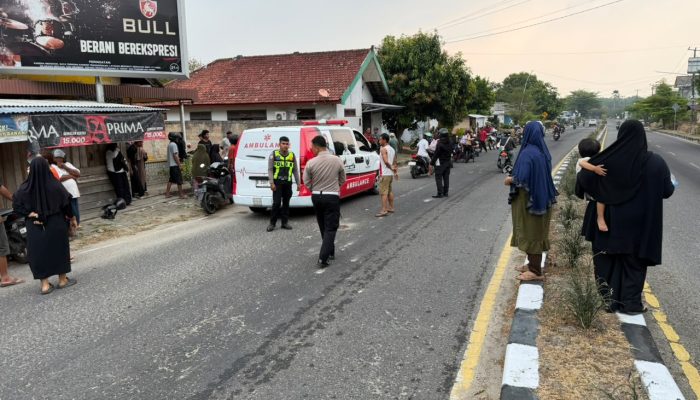 Satlantas Tangani Kecelakaan Maut di Tanjung Kalian