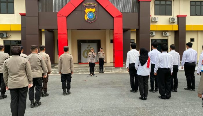 Wakapolres Bangka Pimpin Apel Pagi