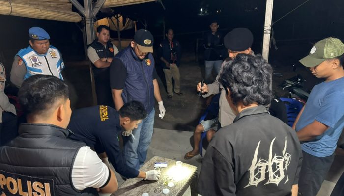 Polisi Razia Sarang Narkoba di Mentok