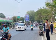 Wakapolres Pimpin Pengaturan Lalu Lintas