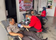 Humas Polres Bangka Kumpulkan 15 Kantong Darah