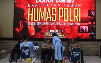 Polres Bangka Barat Libatkan 50 Peserta Donor Darah