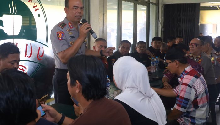 Ngopi Bersama Masyarakat, Kapolda Soroti Isu Judol Hingga Narkoba
