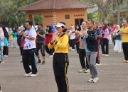 Kapolres Ikuti Senam Serumpun Sebalai