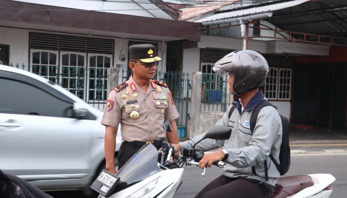 Wakapolda Turun ke Jalan Atur Lalu Lintas