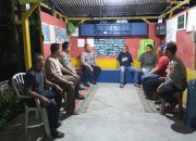 Personel Sat Binmas Cek Pos Satkamling Biru Sidodadi