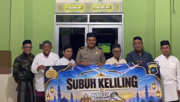 Kapolsek tempilang Ajak Warga Bersama Jaga Kamtibmas
